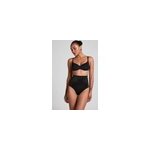 Hunkemöller string taille haute avec gaine sculptante en dentelle scuba noir Hunkemöller string taille haute avec gaine sculptante en dentelle scuba noir