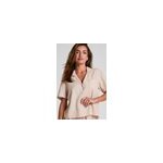 Hunkemller veste en lin  carreaux beige