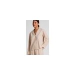 Hunkem�ller veste de pyjama dobby en coton tiss� beige
