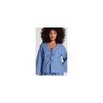 Hunkem�ller veste de pyjama ray�e bleu