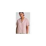Hunkem�ller veste de pyjama ray�e en coton rose