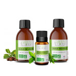 Kit soin brillance cheveux , huile v�g�tale de jojoba, ricin et huile essentielle ylang greenstorm