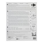 Abattant wc blanc polypropylne carrefour home - l'abattant