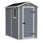 Abri de jardin en rsine 2m2 gris clair manor 46 s keter - l'unit