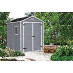 Abri de jardin en résine 4m2 gris clair manor 68 keter - l'unité Abri de jardin en résine 4m2 gris clair manor 68 keter - l'unité