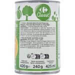 Fruits au sirop abricots demi - fruits carrefour classic - la boite de 420g