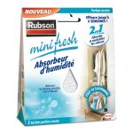 Absorbeur d'humidit parfum neutre rubson - les 2 sachets de 50 g