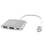 Adaptateur usb - c vers hdmi + usb - c + usb - mac8010 - argent - ml
