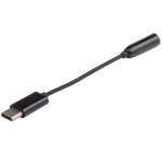 Adaptateur usb c vers jack 3. 5 mm - pscj1bk - noir poss - l'adaptateur