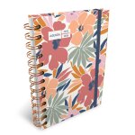 Agenda scolaire 2025 - 2026 - tropical - 1 jour / page - 12 x 17 cm bouchut - l'agenda