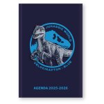 Agenda scolaire jurassic park - 1 jour / page - 2025 - 2026 brepols - l'agenda