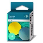 Aimant 27mm x4 carrefour - le lot de 4 aimants