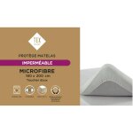 Alèse microfibre imperméable 180x200cm tex home - le protège matelas Alèse microfibre imperméable 180x200cm tex home - le protège matelas