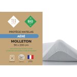 Alèse molleton bio 90x200cm tex home - l'alèse Alèse molleton bio 90x200cm tex home - l'alèse