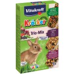 Friandise baguette pour lapin nain trio mix crales fruits et lgumes krackers vitakraft - la boite ...