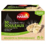Allume - feux rouleaux laine de bois et cire harris - la boîte de 50 rouleaux Allume - feux rouleaux laine de bois et cire harris - la boîte de 50 rouleaux