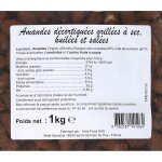 Amandes décortiquées grillées salées - le sachet d'1kg Amandes décortiquées grillées salées - le sachet d'1kg