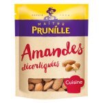 Amandes décortiquées maitre prunille - le sachet de 400g Amandes décortiquées maitre prunille - le sachet de 400g