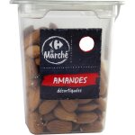 Amandes décortiquées carrefour le marche - la boite de 200g Amandes décortiquées carrefour le marche - la boite de 200g