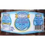 Anchois au sel conserveries fiorito - le bocal de 680 g net goutt