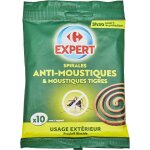 Anti moustiques spirales carrefour expert - le sachet de 10 Anti moustiques spirales carrefour expert - le sachet de 10