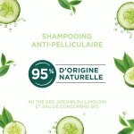 Antipelliculaire cheveux normaux th des jardins du limousin et eau de concombre bio nature moi - le ...