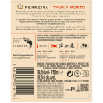 Apéritif À base de vin porto tawny 19, 5% ferreira - la bouteille de 75cl Apéritif À base de vin porto tawny 19, 5% ferreira - la bouteille de 75cl