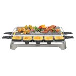 Appareil  raclette et pierrade 10 personnes pr457b12 tefal - la machine  raclette