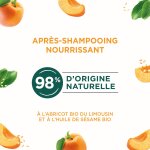 Apr�s - shampoing nourrissant cheveux secs et ab�m�s abricot bio et huile de s�same bio sans sulfate ...