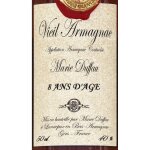 Armagnac 8 ans d'ges 40% marie duffau - la bouteille de 50cl