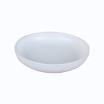 Assiette creuse 22 cm blanc en faence carrefour home - l'assiette