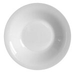 Assiette creuse opale 21cm blanche carrefour - le lot de 6 assiettes