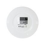 Assiette translucides d24 cm carrefour home - les 4 assiettes