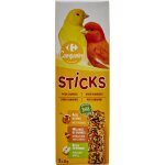 Friandise sticks pour canaris sans colorants graines miel pomme carrefour companino - le paquet de 60g ...