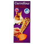 Friandise aux fruits pour lapin carrefour - les 2 baguettes de 55g Friandise aux fruits pour lapin carrefour - les 2 baguettes de 55g