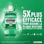 Bain de bouche dents et gencives fraîcheur menthe 10en1 listerine - le flacon de 500ml Bain de bouche dents et gencives fraîcheur menthe 10en1 listerine - le flacon de 500ml