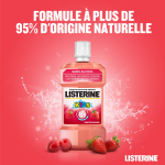 Bain de bouche enfant fruits rouges listerine - le flacon de 500ml Bain de bouche enfant fruits rouges listerine - le flacon de 500ml
