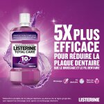 Bain de bouche total care 10en1 menthe listerine - le flacon de 500ml Bain de bouche total care 10en1 menthe listerine - le flacon de 500ml