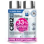 Bain de bouche blancheur haleine frache 12h got menthe cb 12 - le lot 2 bains de bouche de 250ml