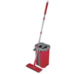 Balai smart mop compact 360 lisere vert - le balai et 2 lingettes