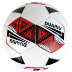 Ballon football noir et rouge t5 - l'unit