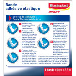 Bande adhsive elastique hypoallergnique 6x2, 5 cm sport elastoplast - la bande