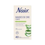 Bandes de cire froide corps peau sèche aloe vera bio naturadvanced technology nair - la boîte de 40 bandes ... Bandes de cire froide corps peau sèche aloe vera bio naturadvanced technology nair - la boîte de 40 bandes ...