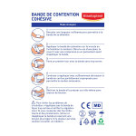 Bande cohsive couleur chair maintien des pansements et articulations auto - qdhsive sans latex 10 cmx3, ...