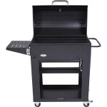 Barbecue tonneau  charbon de bois avec couvercle multicuisson ronda imor - l'unit