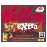 Barres crales extra amandes grilles et chocolat kellogg's - les 4 barres de 32g