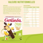 Barre encas chocolat orange gerlinea - le paquet de 310g