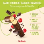 Barre encas minceur chocolat framboise gerlinea - la bo�te de 372 g