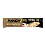 Barres prot�in�e � la vanille et cranberry isostar - la barre de 55g