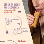 Barre repas minceur fourre chocolat gerlinea - la bote de 360 g